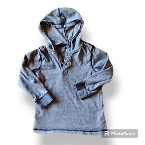 Gymboree Spring Prep Hooded Henley Gray